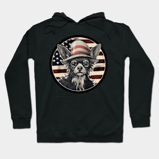 Chinese Crested 4th of July Hoodie